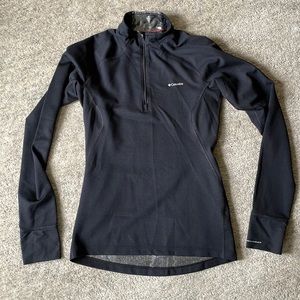 Columbia heavy weight quarter zip with Omni-heat